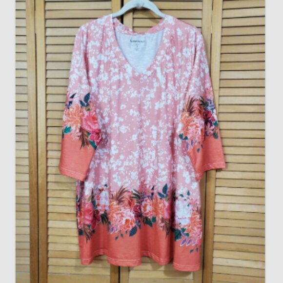 Woman Within Plus Size Watercolor Tunic 1X (22/24) - Picture 5 of 8